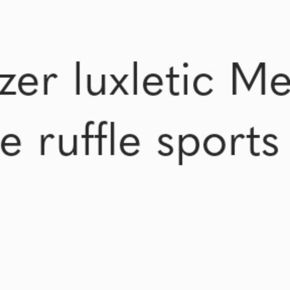 Lilly pulitzer sucre Ruffle Sports Bra Medium (crop top/ workout top) New! - Picture 8 of 13